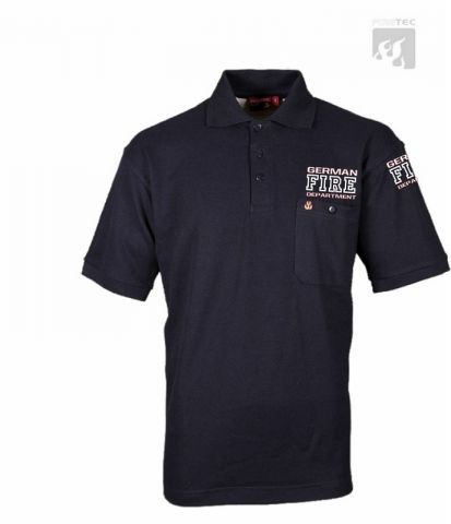 Polo-Shirt GFD Farbkombi. bordeaux/weiß